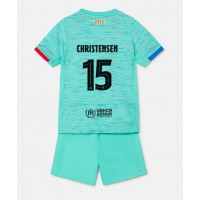 Koszulka piłkarska Barcelona Andreas Christensen #15 Strój Trzeci dla dzieci 2023-24 tanio Krótki Rękaw (+ Krótkie spodenki)